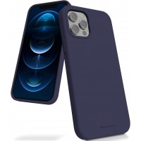  Maciņš Mercury Silicone Maciņš Apple iPhone 12 Pro Max dark blue 